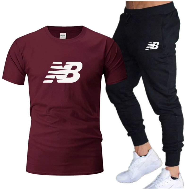 Conjunto de 2 piezas de ropa deportiva informal para hombre, sudadera y pantalones, ropa de baloncesto, novedad de verano, 2021