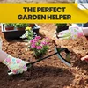 Hollow Small Hoe Full Manganese Steel Gardening Hand-held All-steel Hardened Hollow Hoe Planting Plowing and Weeding Tools 2