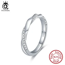 Кольцо ORSA JEWELS из серебра 925 пробы плетеное кольцо в стиле витой