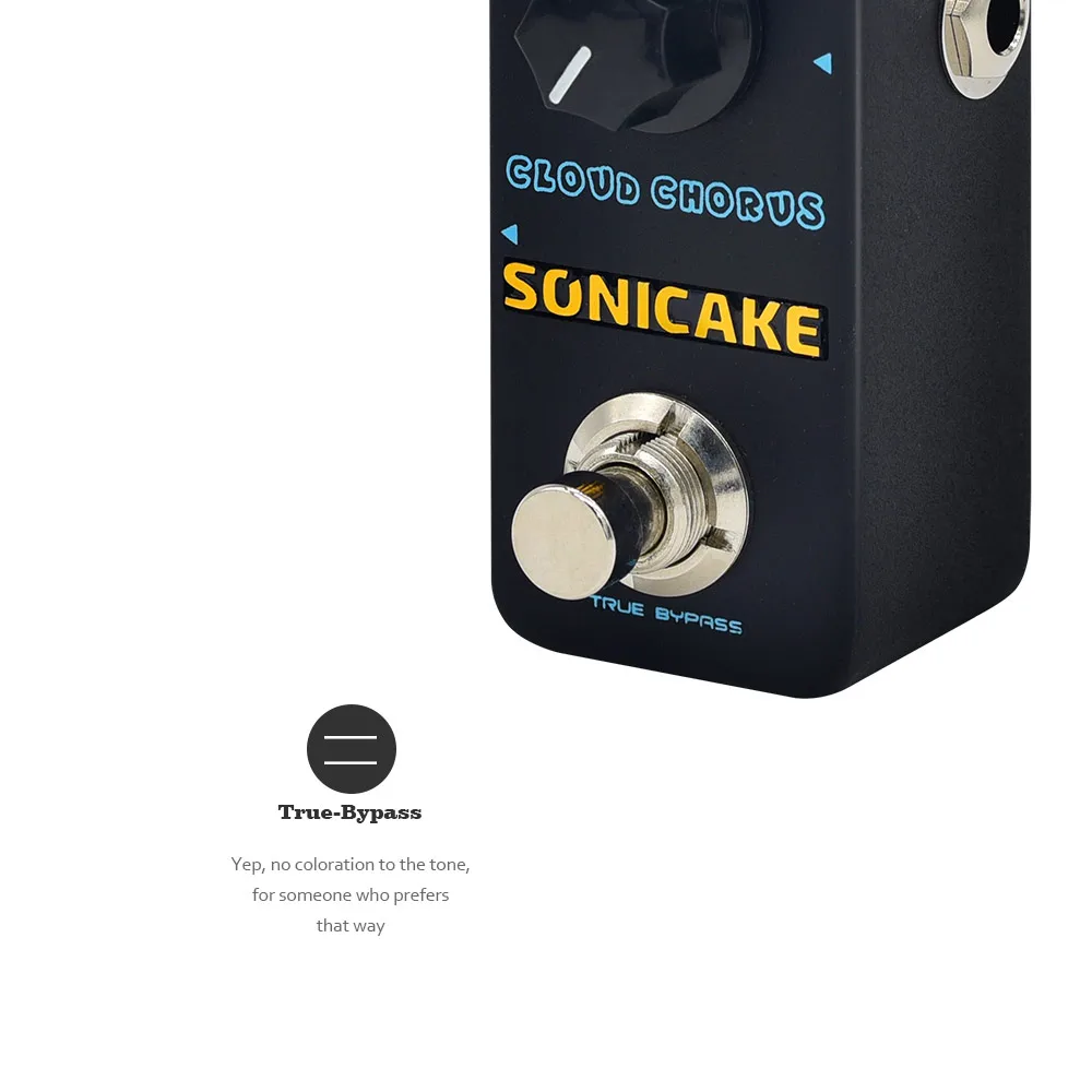 SONICAKE Cloud Chorus Классическая педаль для гитарных эффектов аналоговый Хор в стиле BBD