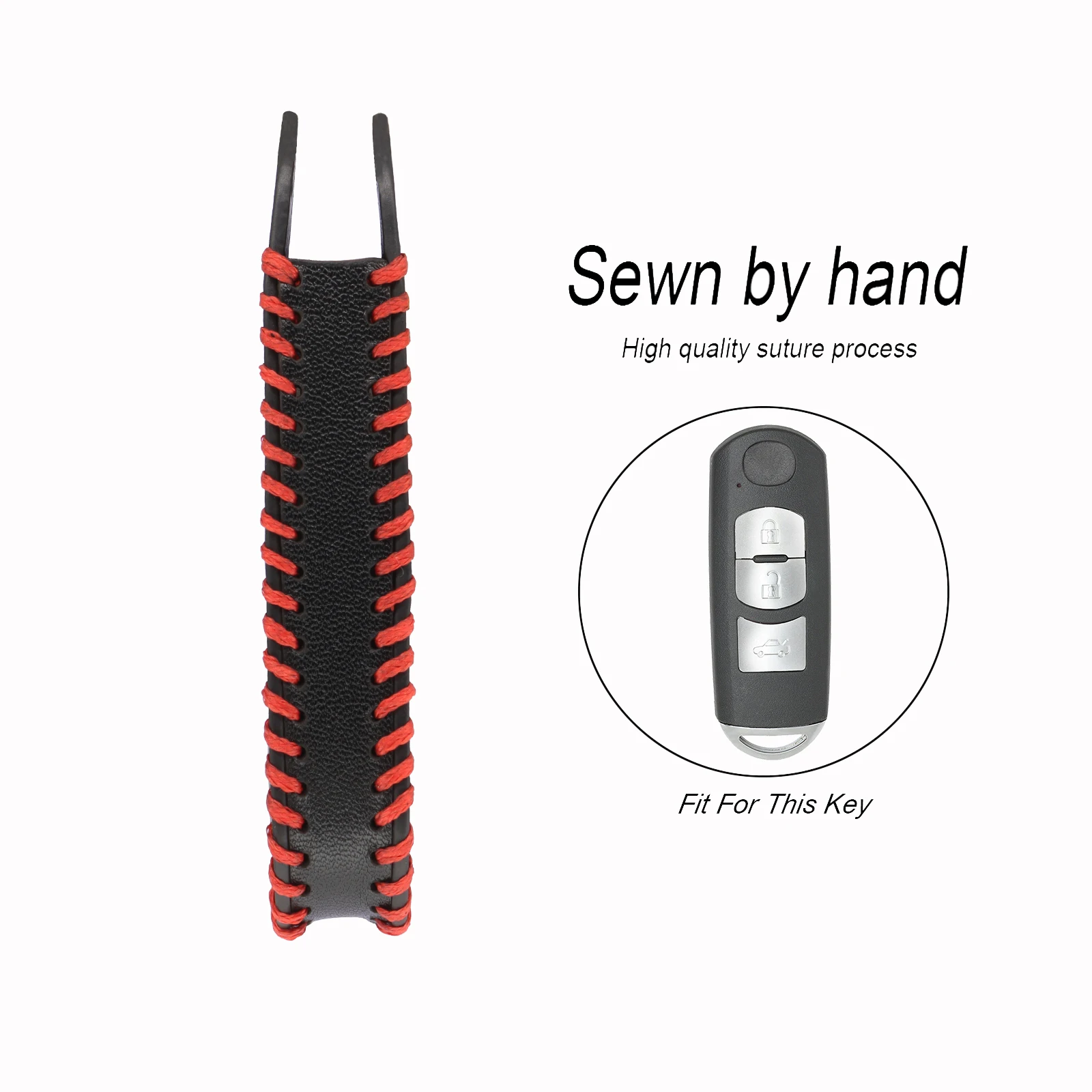 Cover chiave telecomando per MAZDA 2 3 5 6 CX-5 CX-7 Miata MX5 Shell Jacket Protector - H7f8deb95c40444dabca044687477a60bj