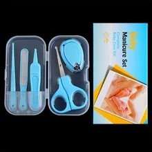 5Pcs/Set Multi-function Baby Safety Care Nail Trimmer Scissors Nail Clippers Baby Nursing Tools with Solid Color
