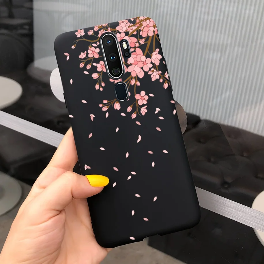 best case for oppo cell phone Silicone Case For OPPO A5 2020 Cover A9 2020 Phone Case Luxury Love Heart Matte Coque For OPPOA5 OPPOA9 A 5 A 9 2020 Soft Bumper a cases for oppo phones Cases For OPPO
