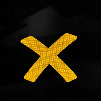 

Car styling Safety anti-collision strong Reflective Warning Sticker Wheel Eyebrow Door OPEN car body decorative Sticker