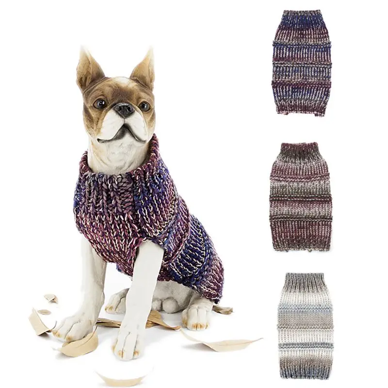 Dog Clothes Winter Sweater Pug French Bulldog Clothing Schnauzer Pet Costume