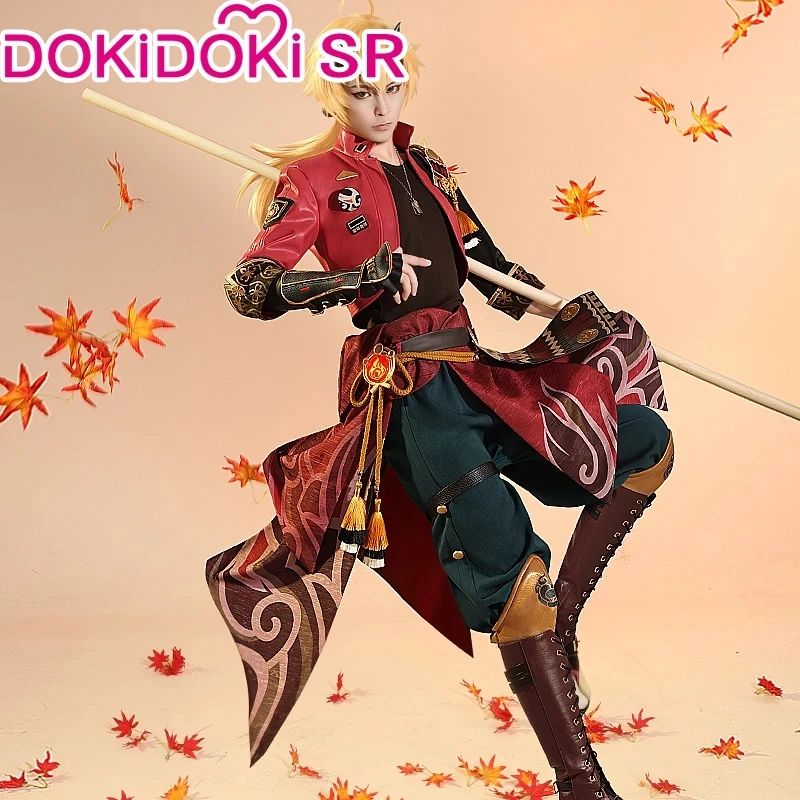 anime outfits PRE-SALE DokiDoki-SR Game Genshin Impact Thoma Cosplay Costume Thoma Costume Halloween ninja costume women Cosplay Costumes