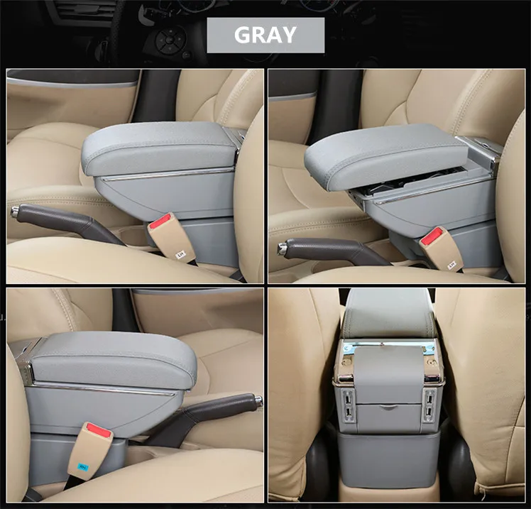 单层升高带灯带USB 灰色 C