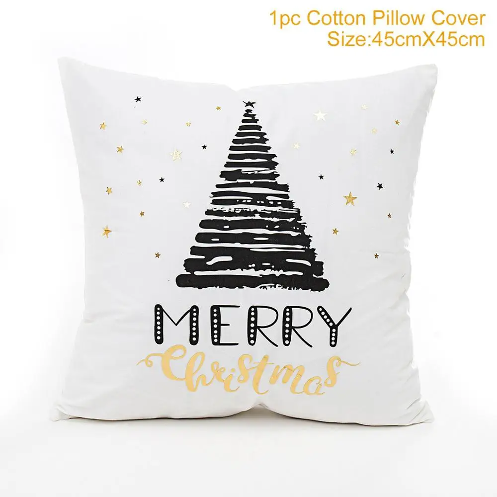 Pillowcase 26 QIFU 45*45 см, Рождественская наволочка, рождественские украшения для дома, Рождественский Декор, Рождественский Декор, Navidad Noel, новогодний - Цвет: Pillowcase 26