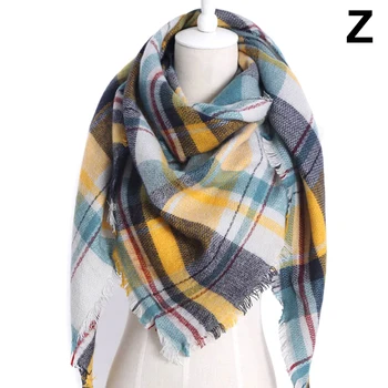 

Hot Women Scarf Long Shawl Wraps Plaid Pattern Warm for Fall Winter Beach Outdoor IE998
