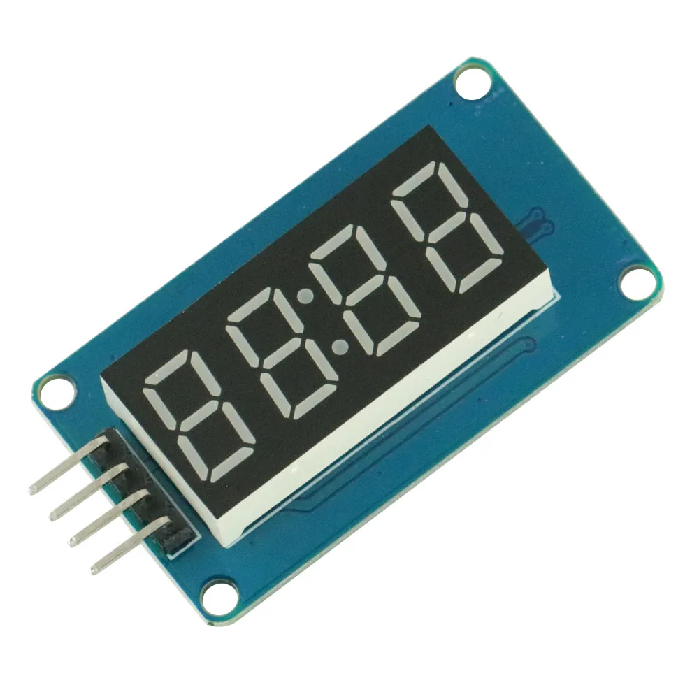 Модуль светодиодного дисплея TM1637 для arduino 7 сегментов 4 бита 1 5 дюймовые часы