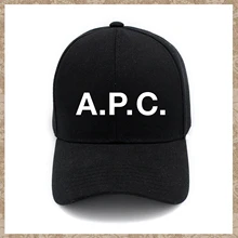 France A.P.C. Print Caps Adjustable Baseball Caps Cotton Hats Snapback Hats Unisex Hats Sports Hats Outdoors Caps