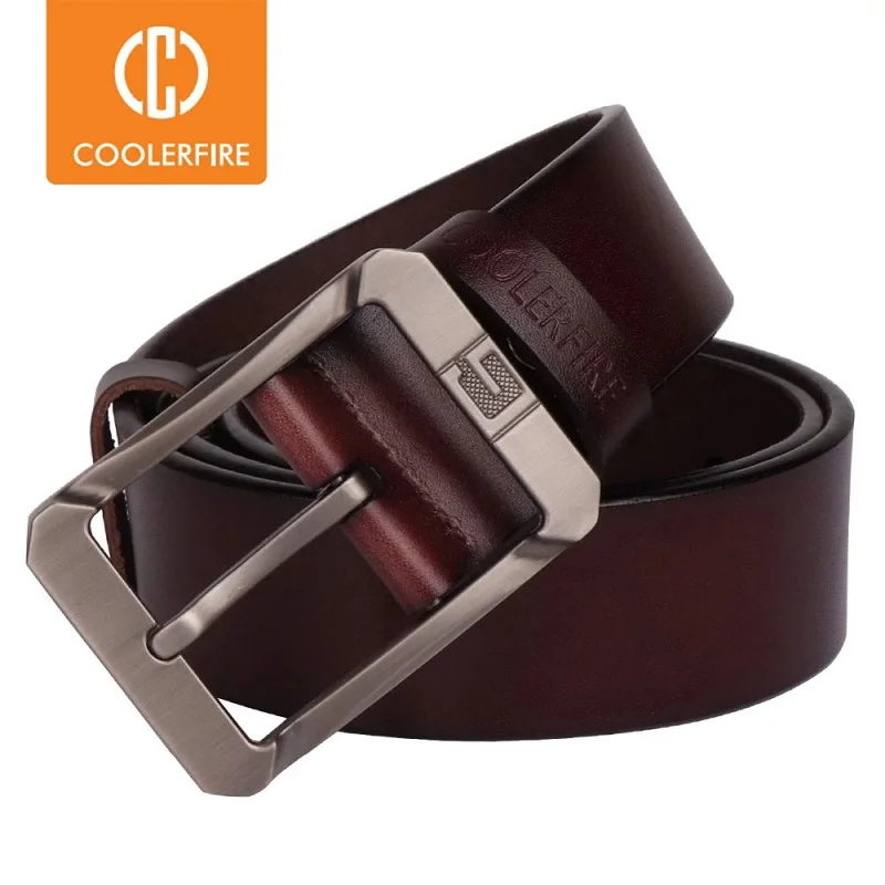 Ремень Coolerfire мужской из натуральной кожи|leather belts for men|brand genuine leather beltgenuine belt |