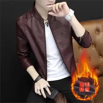 

2019 New Arrival Leather Jackets Men's Jacket Male Outwear Men's Coats Spring & Autumn PU Jacket De Couro Coat Plus Size M-3XL