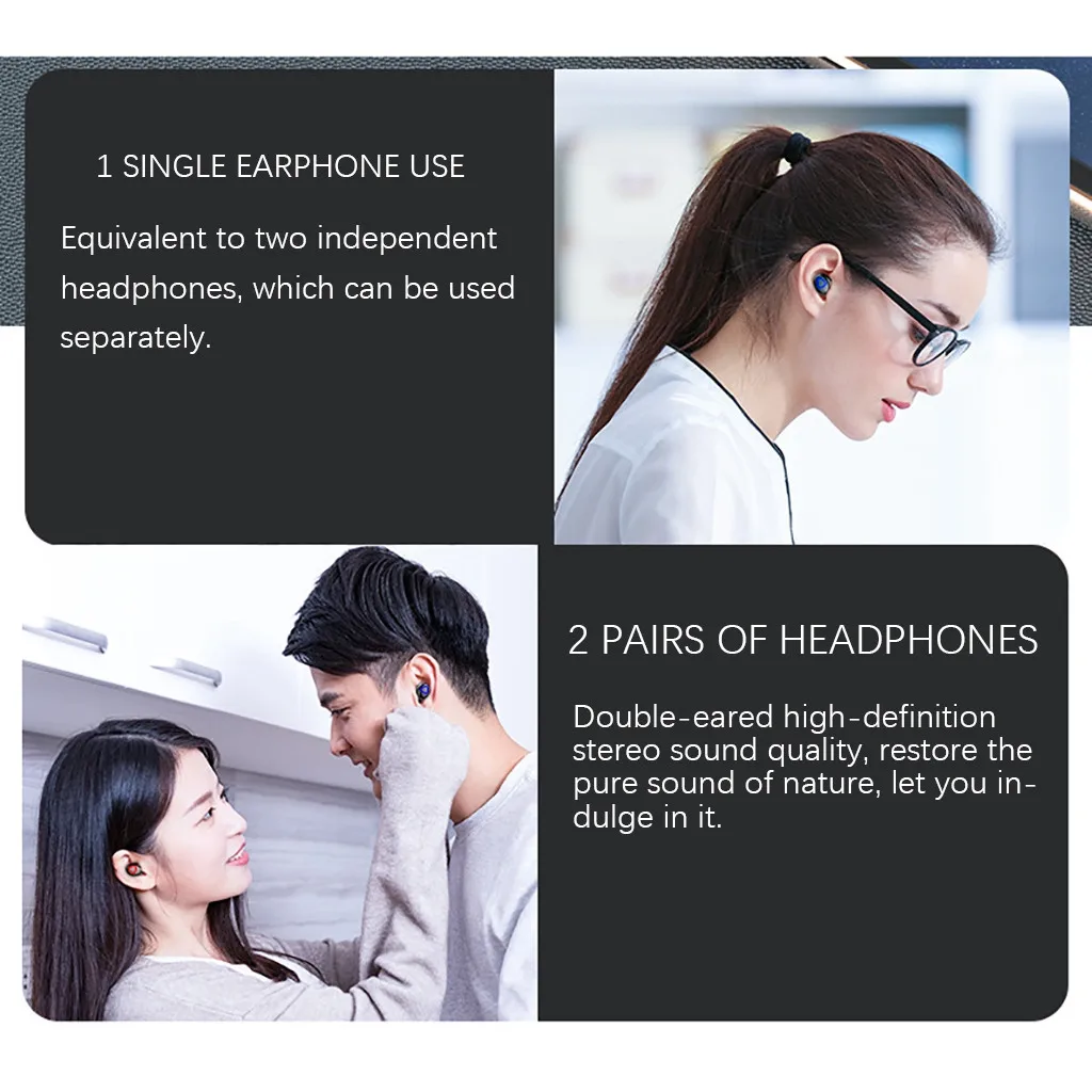 TWS Bluetooth 5,0 наушники с микрофоном светодиодный дисплей беспроводные Bluetooth наушники водонепроницаемые 1200 мАч зарядный чехол