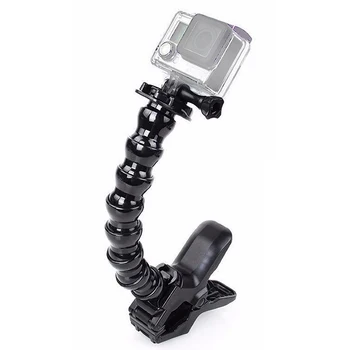 

Jaws Flex Clamp Mount + 8 joint Adjustable Goose Neck for Gopro Hero 4 hero 3
