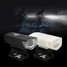 Велосипед светильник USB Перезаряжаемые 300 люмен 3 режима велосипед передний Светильник лампы велосипед светодиодный головной светильник Велоспорт Светодиодный вспышка светильник Фонари