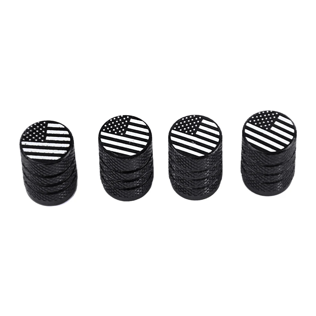 Lot of 4 Auto Schrader Valve Cap Anti Rust Fashion  Motorcycle Valves