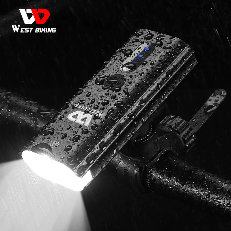 Фсветильник передний велосипедный светодиодный с зарядкой от USB
