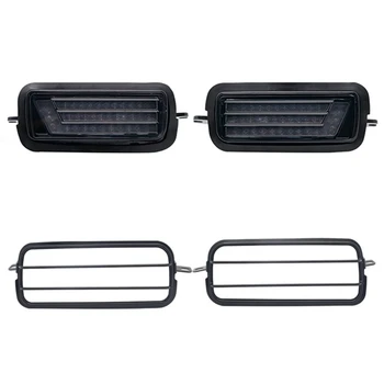 

2Pcs Led Daytime Running Light for Lada Niva 4X4 1995+ DRL Turn Signal Light Car Headlight with Lamp Covers