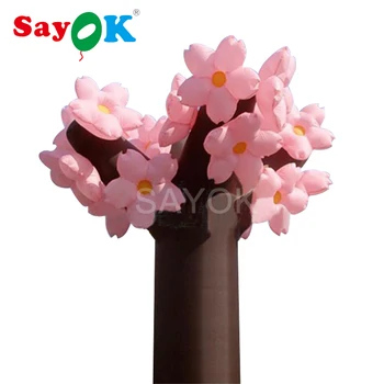 Best 4m/13.12ft Height Inflatable Cherry Tree And Flower,Inflatable Plant With Air Blower For Garden Decoration