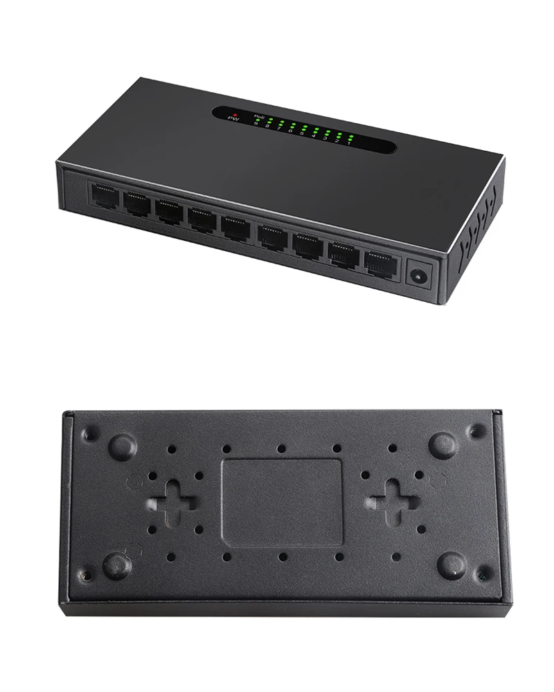 9 Порты и разъёмы коммутатор питания через Ethernet 10/100 Мбит/с коммутатор для высокоскоростной сети Ethernet для IP видеокамера POE CCTV