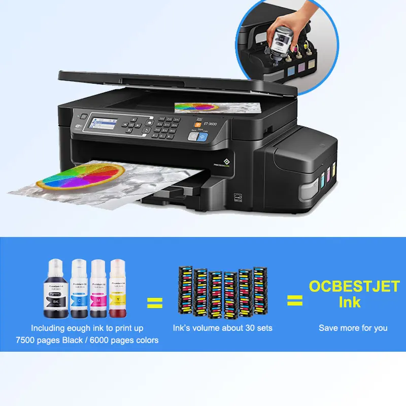 101 102 Refill Dye Inkt Voor Epson Ecotank L4150 L4160 L6160 L6170 L6190  L14150 ET 2700 ET 2750 ET 2751 ET 2756 ET 3700 ET 4750|Ink Refill Kits| -  AliExpress