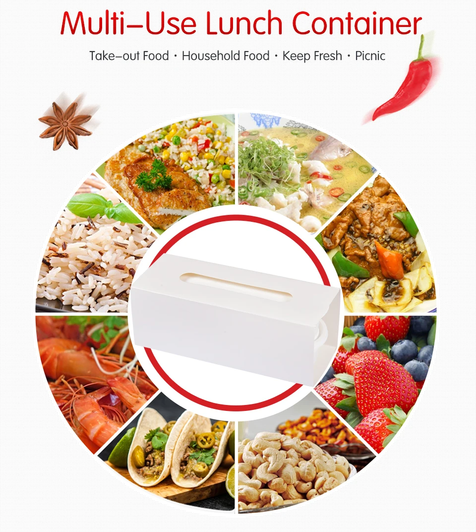 Изысканный пластиковый бизнес-набор коробка для еды