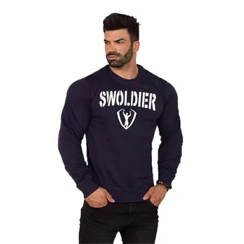 

Street wear fashion leisure sports long sleeve T-shirt men's gym fitness exercise long sleeve shirt leisure men's long sleeve
