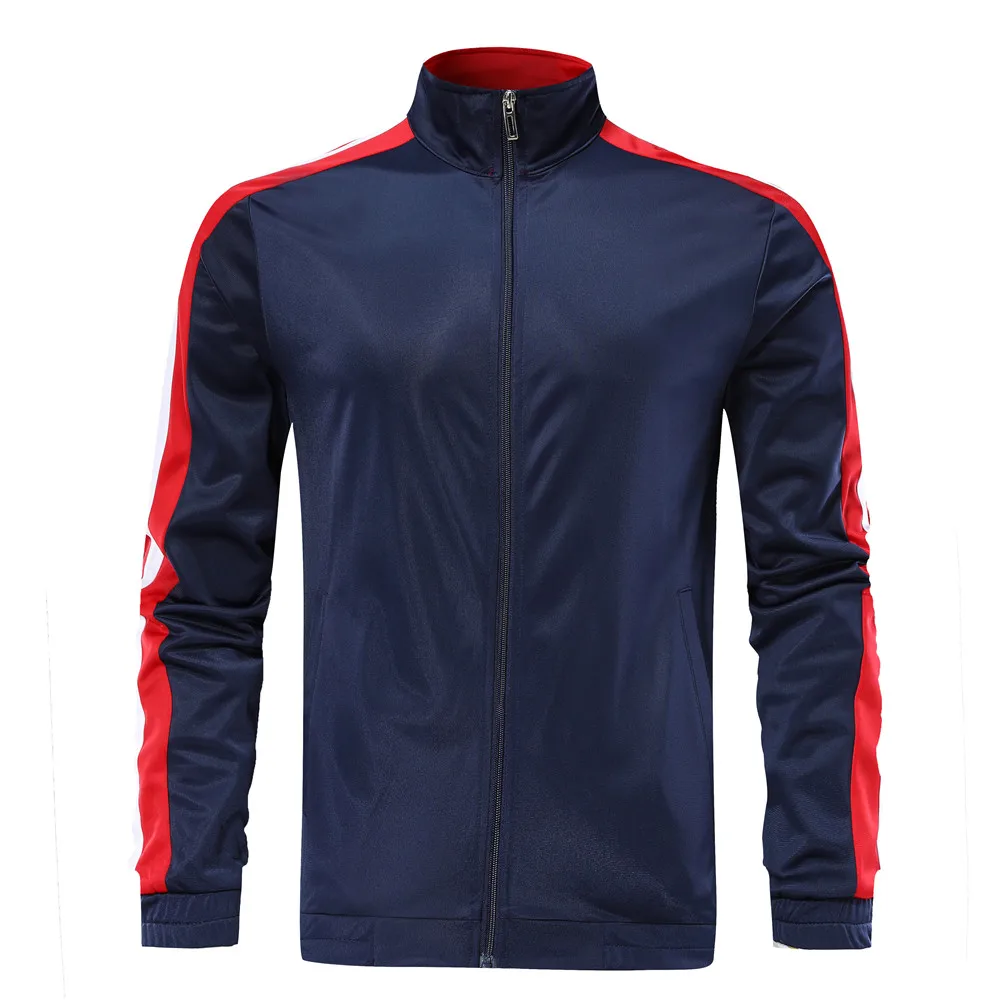 GY9405 Navy Piece Профессиональные баскетбольные майки для взрослых, костюм для соревнований, мужские куртки со стоячим воротником, тренировочная Спортивная одежда для бега - Цвет: GY9405 Navy Piece