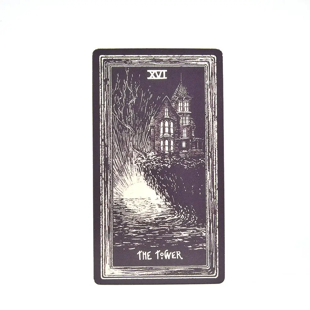 79 Pcs Light Visions Tarot Deck Tarot Cards Game Gift For Family Party Playing Card Entertainment Board Table Games Gifts