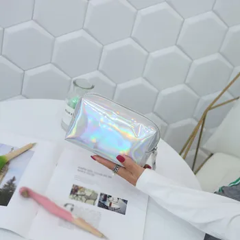 

waterproof travel organizer bag women cosmetic bag Lady Magic Color Waterproof Lipstick Storage Cosmetic Bag Clutch Bag #G2