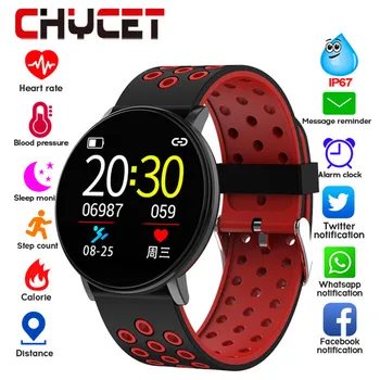 Smart Fitness Bracelet Blood Pressure Measurement Fitness Tracker Waterproof IP67 Smart Band Watch Heart Rate Innrech Market.com