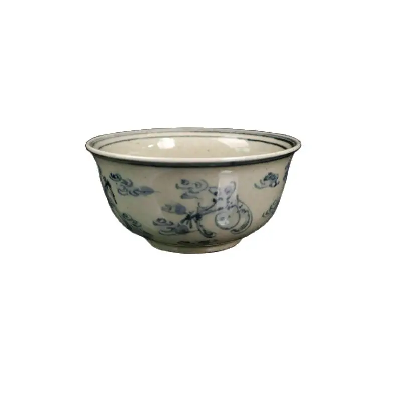 

Chinese Old PorcelainBlue And White Longevity Pattern Bowl