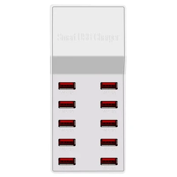 

Fast Charge 10 Ports USB Charger Desktop Mobile Phone Charger Adapter For Universal Phones GDeals