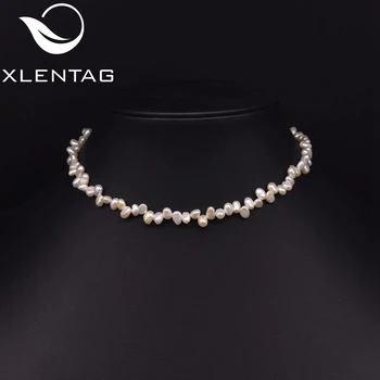 

Xlentag Natural Freshwater Irregular Shape Pearl Necklace Romantic Sentiment Gifts Necklaces For Women 2020 Jewelry GN0247
