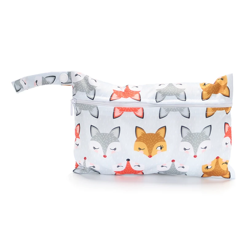 Small Wet Bag 15*22.5 cm Washable Reusable Cloth diaper Nappies Bags Waterproof Swim Sport Travel Carry bag - Image 6