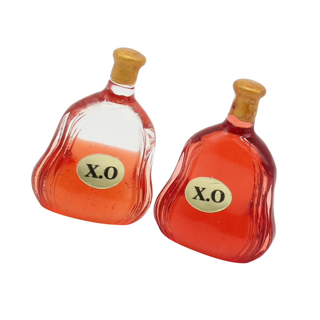 1:12 Scale Dollhouse Miniature X.O Wine Bottles Home Bar Scene Landscape Decor 12th Dolls House Accessories