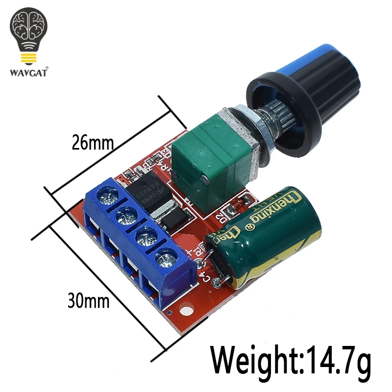 Мини 5A 90W PWM 12 вольтового источника электропитания постоянного тока Скорость Управление; модуль DC-DC 4,5 V-35 V Регулируемый Скорость контроль регулятора переключатель регулятора 24V
