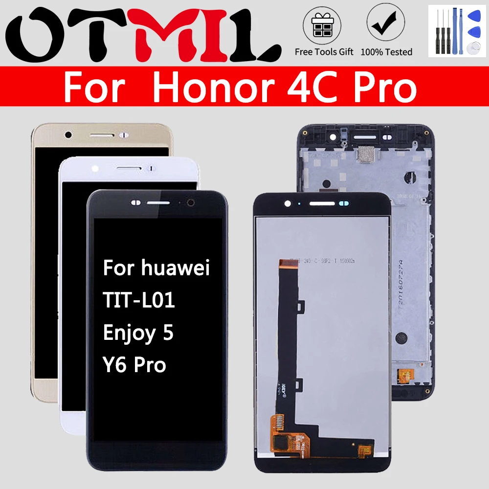 Сменный сенсорный ЖК экран 5 0 дюйма для Huawei Honor 4C Pro с рамкой Enjoy Y6 +