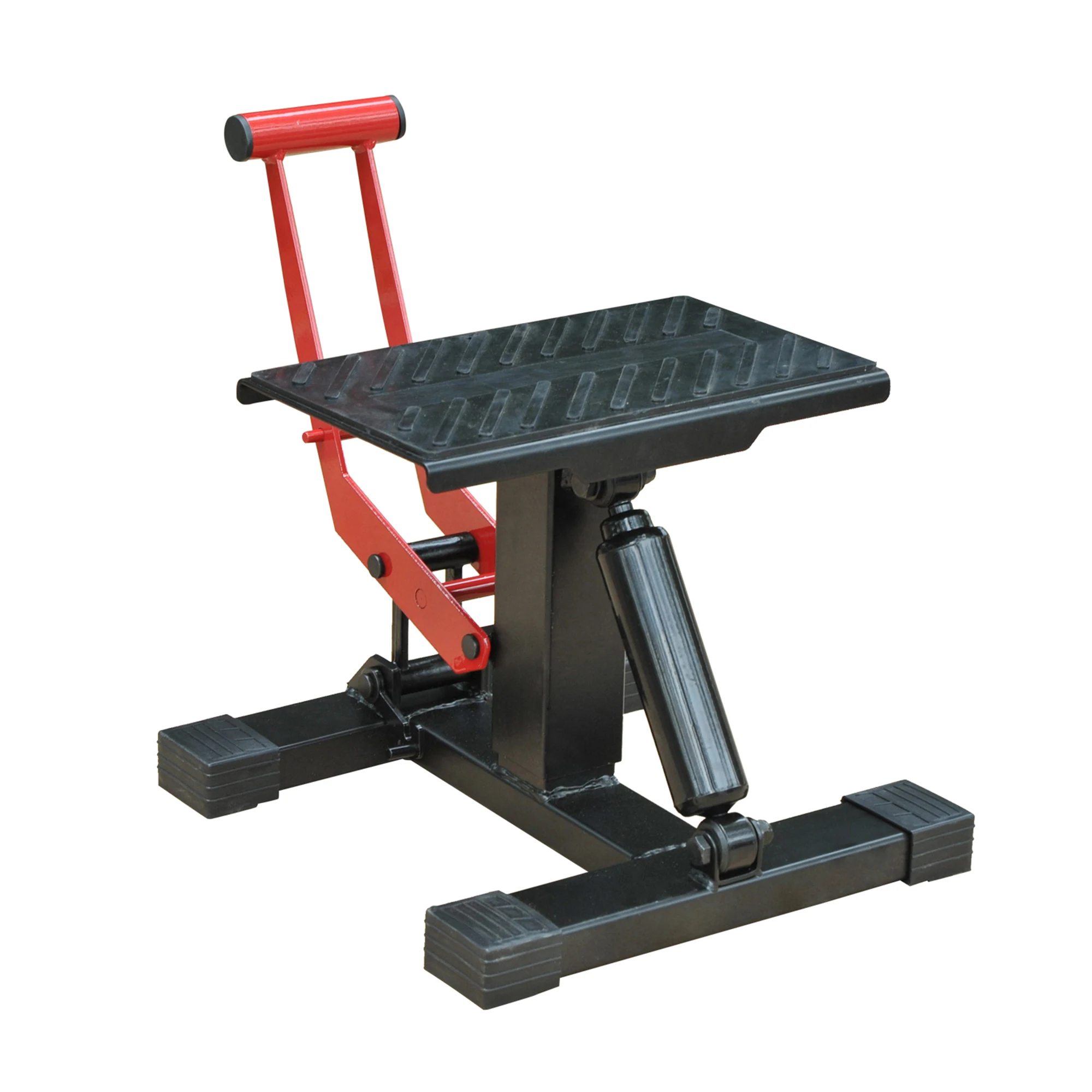 Homcom Caballete Elevador Universal Ajustable Para Moto Tipo Soporte De Motocross Para Aparcar O Reparar 28X17.5X24.5-35.5Cm
