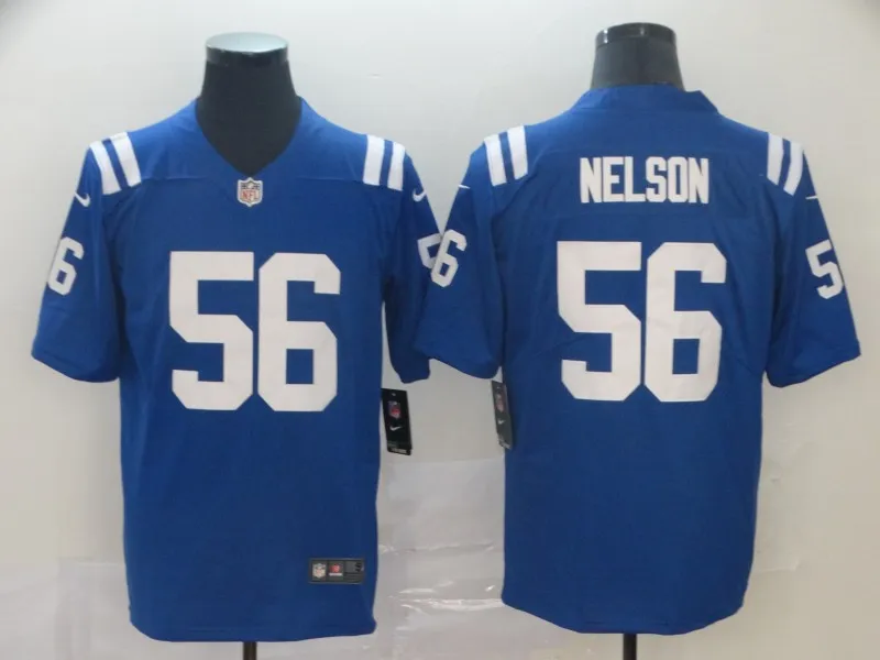 3 Мужская футболка в стиле Индианаполис 1 Colts Quenton Nelson - Цвет: 3