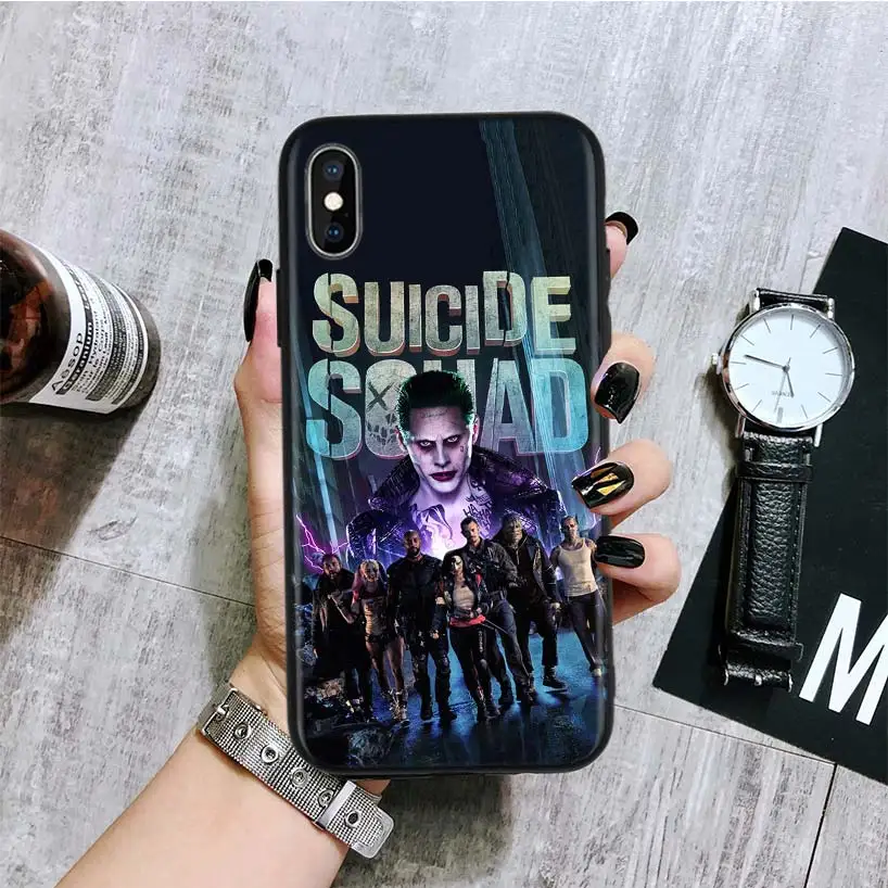 Джокер Отряд Самоубийц черный чехол для телефона Apple IPhone 11 Pro XS MAX XR 7 8 6S Plus X 10 Ten 5 5S SE Coque Shell - Цвет: BA288-4