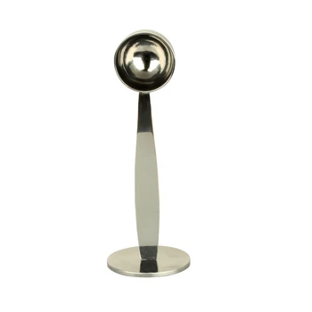 

2019 New Stainless Steel Stand Coffee Spoon Powder Measuring Tamper Spoon Coffeeware Coffee & Tea Tools Coffee Tampers