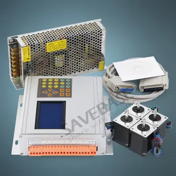 

ENGMATE 4 Axis CNC Kit TB6600 Driver HB Nema14 62oz-in Motor 12V PSU For DIY