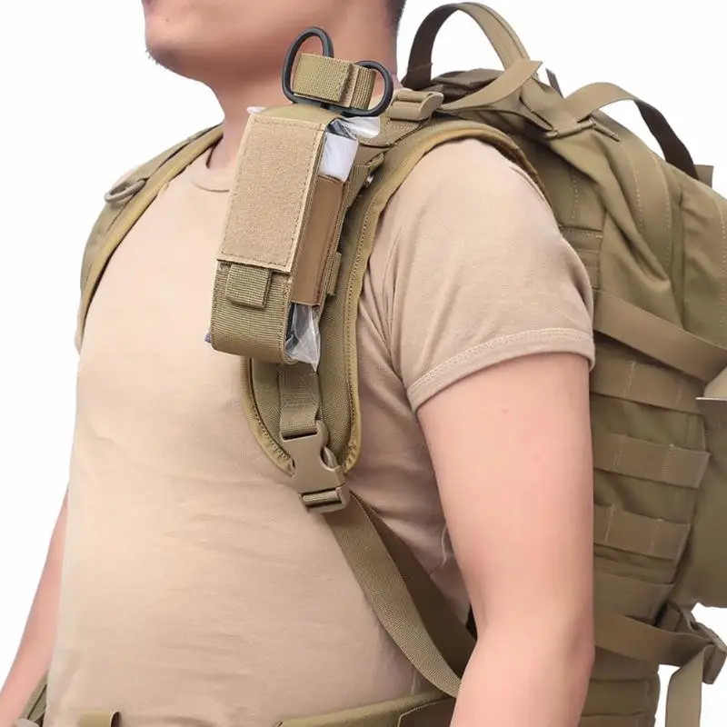 Molle тактический медицинский чехол для ножниц жгут держатель EDC поясная сумка охотничьи Военные Аксессуары ножевой фонарик кобура Сумка