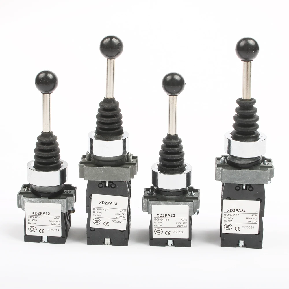 XB2 XD2-PA12 XB2-PA22 2NO 2 Позиции XD2-PA14 XB2-PA24 4NO 4PositionCross кнопочный переключатель Блокировка пружинных returnJoystick переключатель