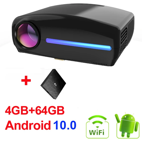 WZATCO C2 1920*1080P Full HD 300inch 4D keystone LED Projector android Wifi Portable Home theater Beamer Proyector 