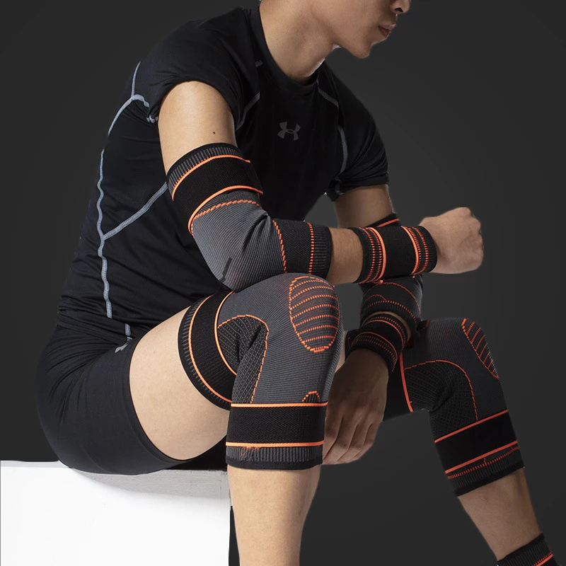 

Elastic Protect joints Nylon Sports Fitness Protectjoint Protective Gear Patella Brace Support Running Basketball Volleyball
