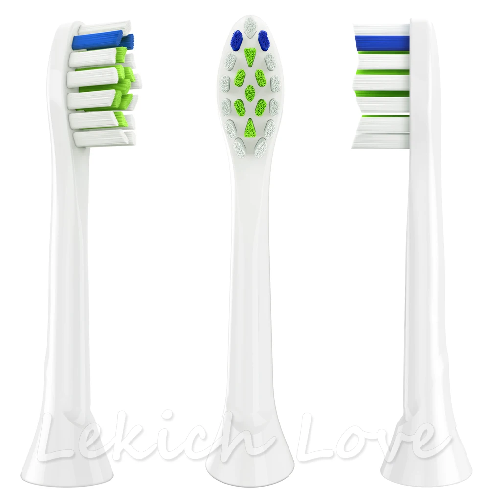 Toothbrush Heads 4 Pcs with Protective Covers for Philips Sonicare Brush Heads Fit for 2 Series 3 Series Gum Health DiamondClean toothbrush heads