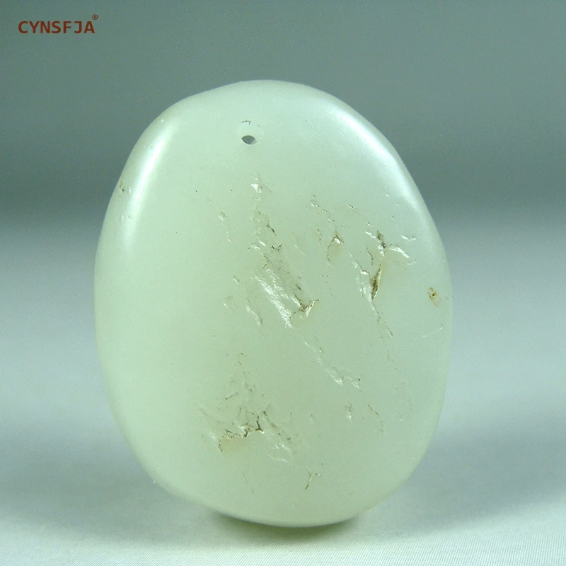 CYNSFJA Real Certified Natural Hetian Jade Charms Amulets Jade Pendant Fine Jewelry High Quality Best Gifts for Family Friends